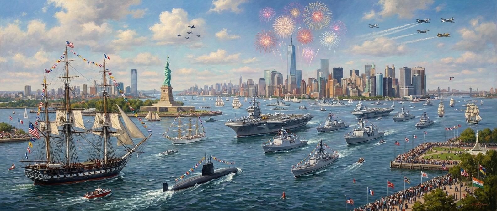 OpSail 2026 Naval Fleet Review New York Harbor