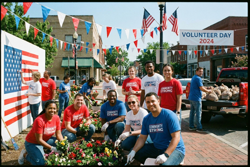 Volunteers across America